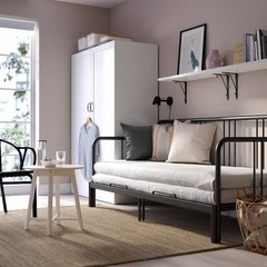 IKEA FYRESDAL フィーレスダル ベッドフレーム シングル-クイーンの画像