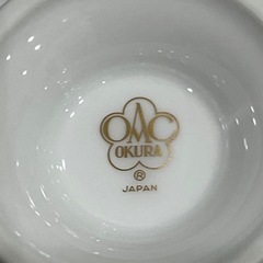 🔴大倉陶園　OKURA カップ&ソーサー すみれの画像