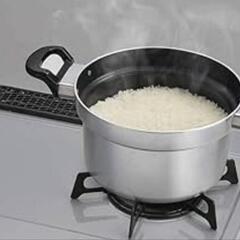 ◆ガス専用ご飯炊き鍋(蓋付き)　3合用◆の画像