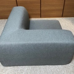低座面★ローソファー☆L字★洗えるカバー付き☆の画像
