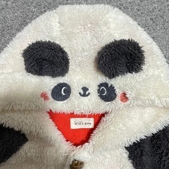 キッズズー パンダ　ポンチョ Sの画像