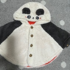 キッズズー パンダ　ポンチョ S