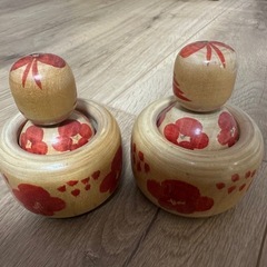 こけし　2つセットの画像
