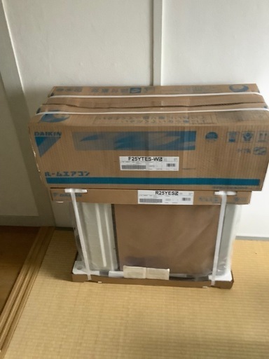 DAIKIN エアコン Eシリーズ F25YTES-W（室内外機セット）