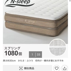 【使用三ヶ月以内】ニトリ　Nスリーププレミアム2