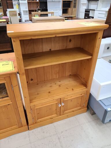 J6393 高橋木工所 キッチンボード ホワイト クリーニング済