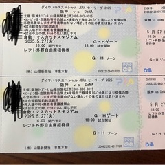 阪神vs DeNA試合チケット【マスカットスタジアム】