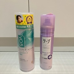 ヘアスプレー、化粧水