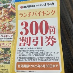 お話中）レオマワールド　割引券の画像