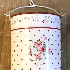 【お値下げしました！】アンティークな缶バケツ★美品の画像