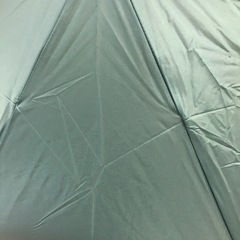未使用　緑色折りたたみ傘