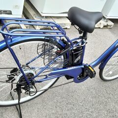 No 0526) Takeda Adviam 電動自転車 26インチ ブルー - メルカリ