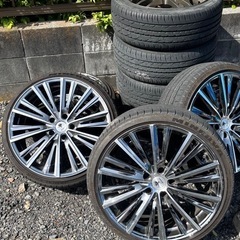 Weds kranze ホイール 19インチ 引っ張りの画像