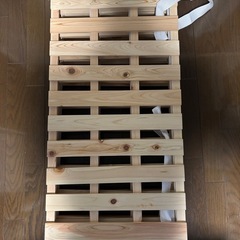【取引予定】すのこベッド　折りたたみ式　国産ひのきの画像