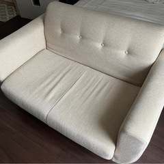 生活雑貨 3Wayソファーベッド ２人掛け ベージュ