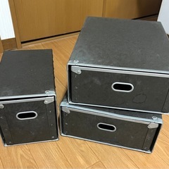 配送不可★無印良品 硬質パルプボックス 3点 300円