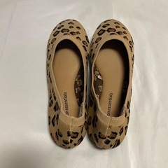 バレーシューズ ヒョウ柄 25.0cm ニット レディースの画像