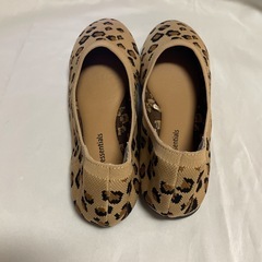 バレーシューズ ヒョウ柄 25.0cm ニット レディースの画像
