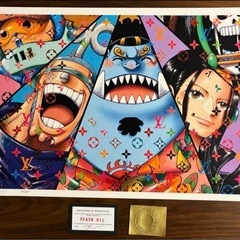 感謝の声続々！ DEATH NYC 世界限定100枚 アート ポスター ワンピース 4枚 版画