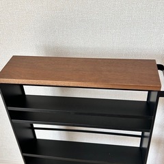 Tower ハンドル付きスリムキッチンワゴンの画像