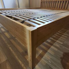 IKEA - 引き取り限定 中古 IKEA ベッド フレーム クイーン