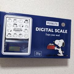 スヌーピーデジタルスケール　ブルー