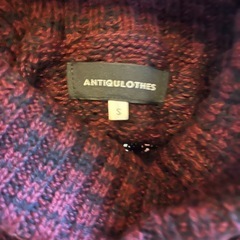 ANTIQULOTHES タートルセーターサイズSの画像