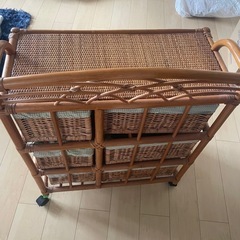 藤家具　ラタンチェストの画像