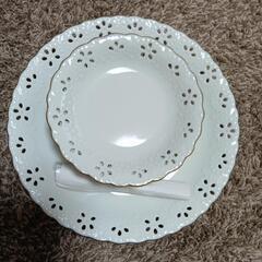 新品未使用品　たち吉　ケーキ皿セット　フォークの画像