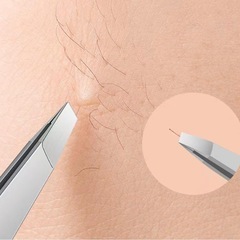 Midoc ピンセット 毛抜き 最強 ピンセット 毛抜き 毛抜き 眉毛 材質ステンレス フラットの画像