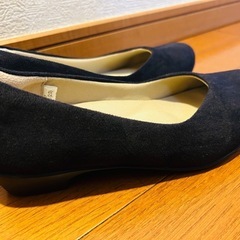 MUJI 無印良品  疲れにくい 撥水　パンプス 23.5cmの画像