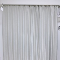 ニトリ　カーテン レースカーテン付き 4枚セット　アイボリー 
