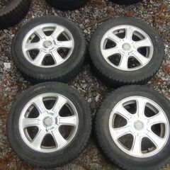 アルミホイール 15×6JJ 4本セット スタッドレスタイヤ 1...