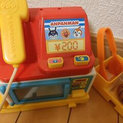 アンパンマン　お買い物ごっこ　レジスターの画像