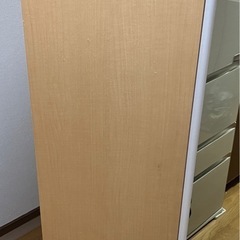 姿見付き収納棚の画像