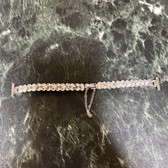 シルバー ビジューモチーフ ブレスレット