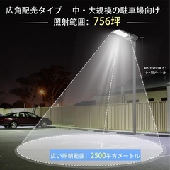 街灯 300W 68800LM 100Ｖ対応 配線式 大型 高輝度 防犯灯 2500㎡広範囲照明 外灯 取付簡単 日本語説明書付き転売　アマゾン引き上げ商品　倒産品　仕入れ 副業　卸ます　転売　アマゾン引き上げ商品　卸し　問屋　倒産品　転売OK　ネット商材　アマゾン　商品　景品　コンペ　二次会　ビンゴの画像