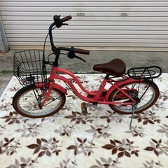 子供用自転車★年中から小学生★ピンク★18インチの画像