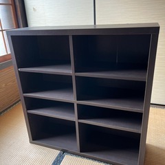 本棚　ブラウン