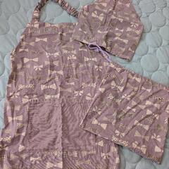 110-120cm前後 ハンドメイドエプロンセット🎀