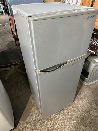 シャープ 冷蔵庫 トップフリーザー 118L シルバー SJ-H12W-S
