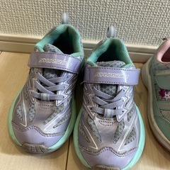瞬足　女の子　17cm1足、17.５cm２足　3速セットの画像