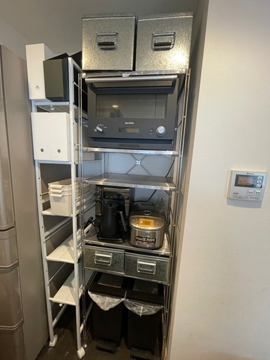 無印用品　ステンレスユニットシェルフ