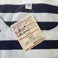 ボーダーTシャツ子供服の画像