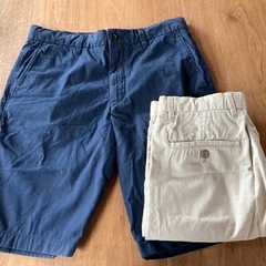 UNIQLOメンズハーフパンツ２枚Mサイズ