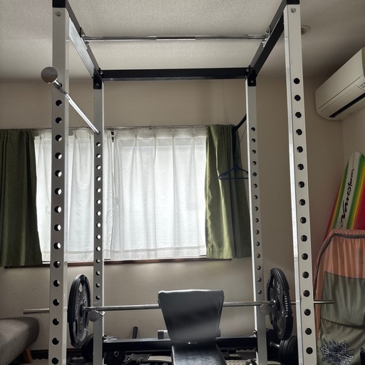 お引取り者決まりました　パワーラック&バーベルダンベルフルセット限定