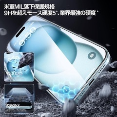 iPhone15用ガラスフィルムの画像