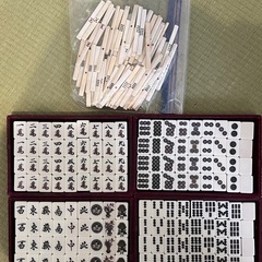 k62 麻雀牌セット 麻雀牌 麻雀 点棒 セット 中古 (麻雀)｜売買