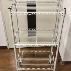 インテリアシェルフ　スチールラック　ワ棚