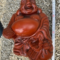 昭和レトロ 寿光作 布袋　置物の画像